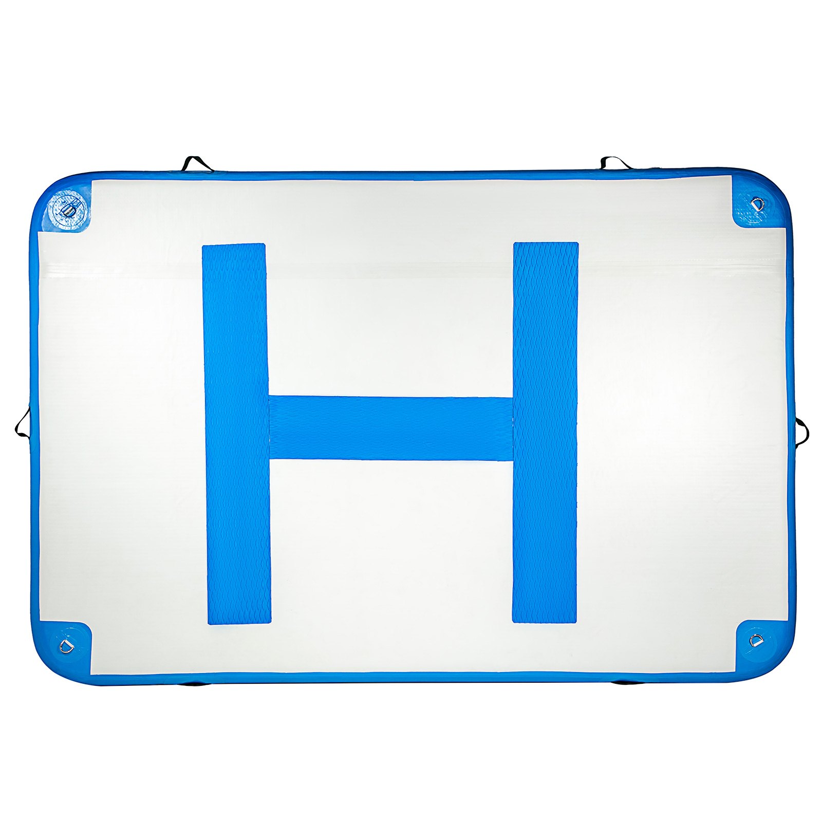 Vevor 3x2x0,15m Isola Galleggiante Gonfiabile Materassino Gonfiabile 5-6 Persone