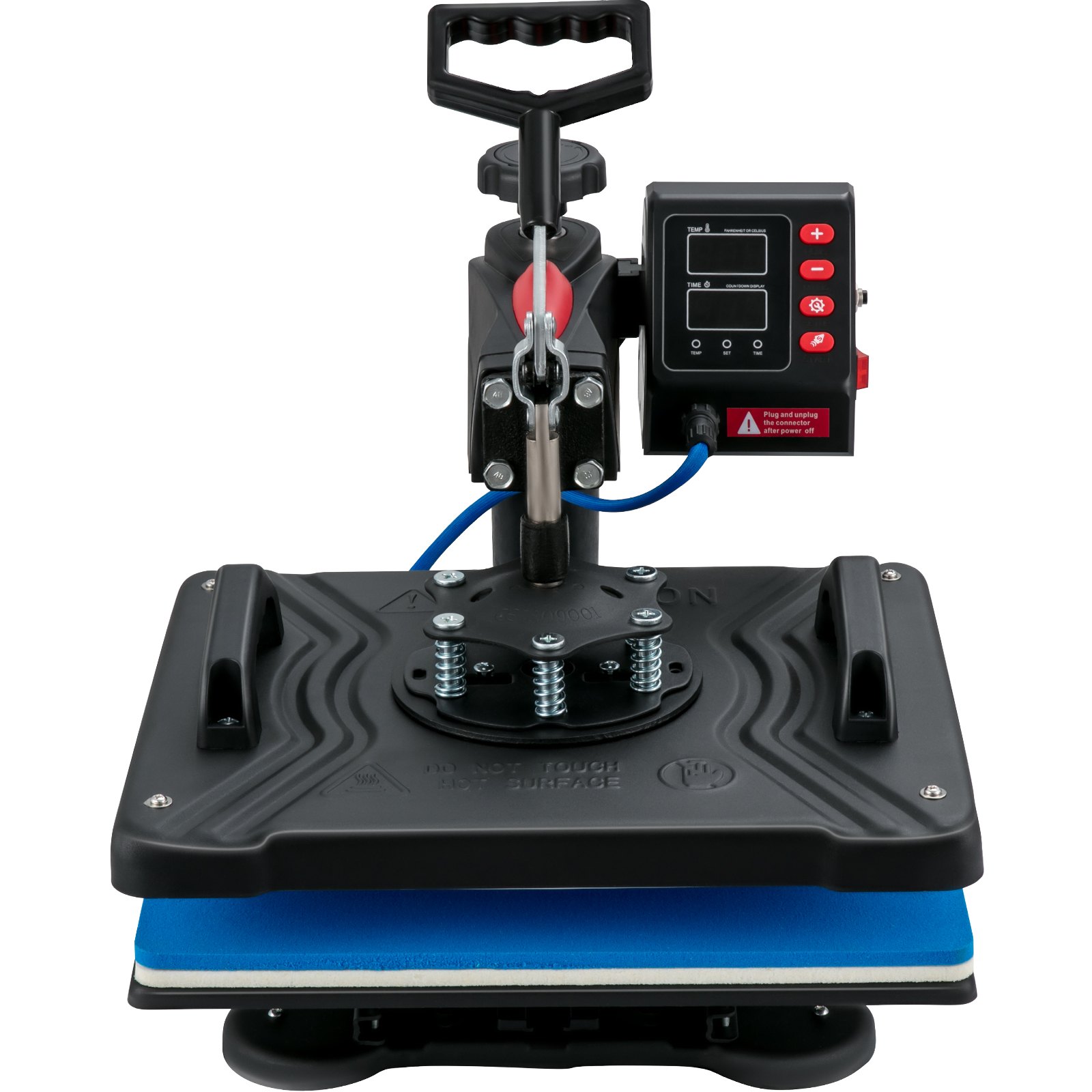 VEVOR Pressa a Caldo 5 in 1 da 1250 W, Termopressa per Sublimazione Piastra da 29 x 38 cm, Uso per Magliette, Federe, Cappelli, Tazze, Custodie per cellulari, Collari per Animali, Piatti in Ceramica