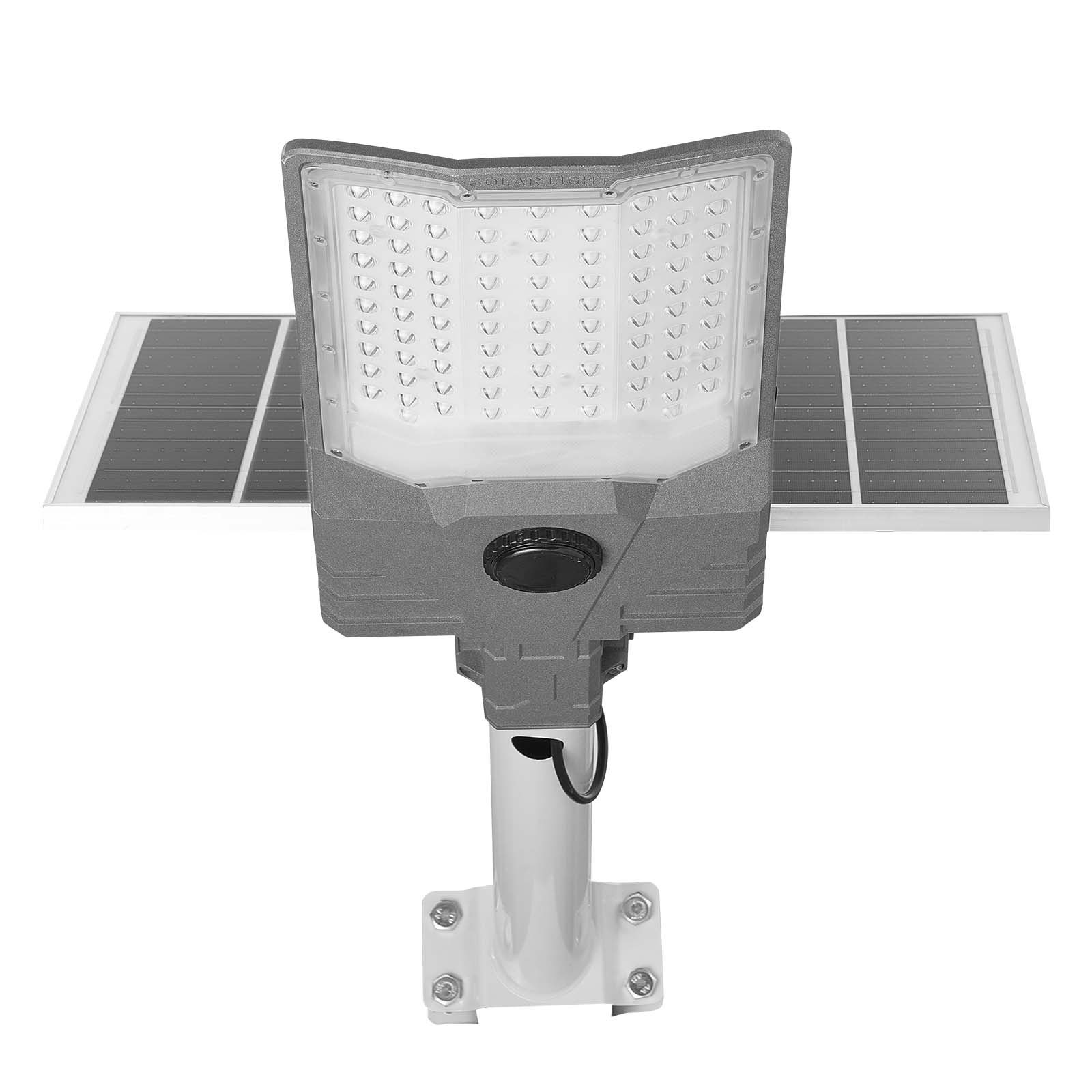 VEVOR Lampione Solare da Esterno 12000 W 900000 LM, Faretto Solare per Parcheggio Commerciale dal Tramonto all'Alba, Lampada di Sicurezza a LED di Tipo Split Uso Esterno per Cortile Vialetto