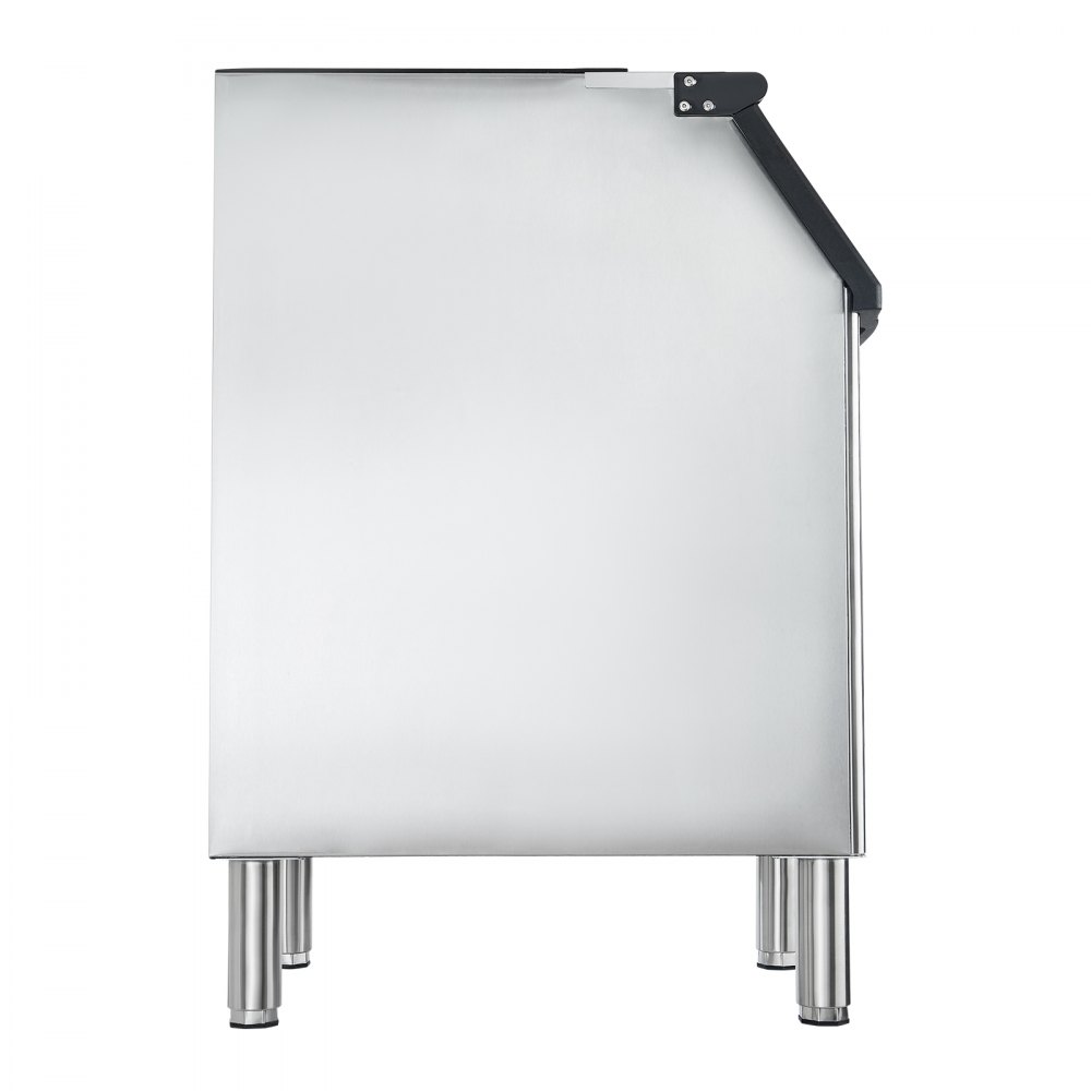 VEVOR Commercial Ice Maker Storage Bin, 136 KG Capacity Ice-Bin, Stainless Steel Commercial Ice Storage Bin with Adjustable Anti-slip Rubber Feet, Suitable for Restaurant Hotel and Beverage Shops