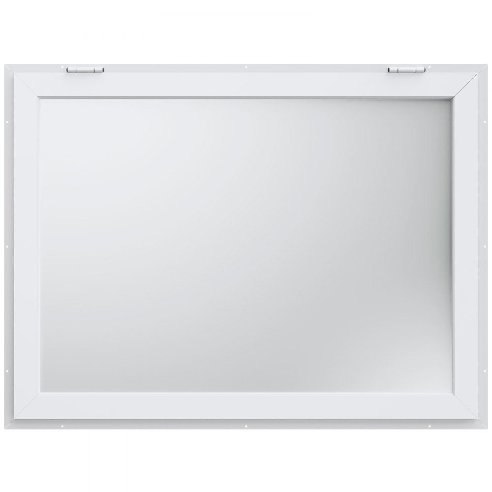 VEVOR Finestra di Servizio per Camion di Cibo, 1248x943 mm, 85 Gradi in Lega di Alluminio con Porta per Tendalino Gancio di Trascinamento, Finestra di Servizio per Rimorchi di Cibo, Vetro non Incluso