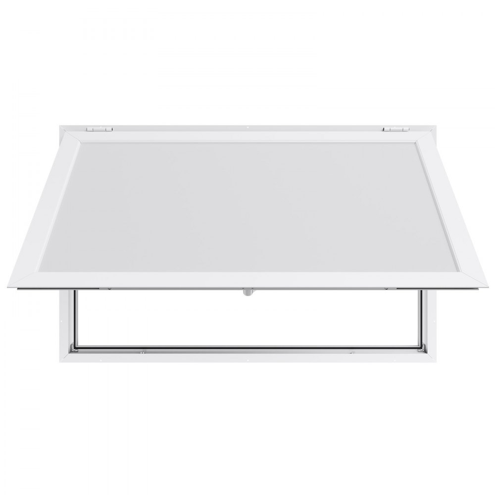 VEVOR Sportello per Concessioni 1346 x 838 mm Finestra per Camion di Cibo in Lega di Alluminio, Apertura Fino a 85 Gradi con Porta a Tenda e Gancio di Traino, Resistente all'Acqua Piovana