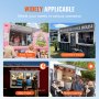 Sportello per concessioni VEVOR: ampiamente applicabile a food truck, stand di concessioni, rimorchi per barbecue e catering mobile.