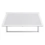 VEVOR Concession Window 152x92 cm, Aluminum Alloy Frame Service Window for Food Truck, Up to 85 Degrees Stand Serving Window with Awning Door and Drag Hook, Rainwater Resistant for Concession Trailer