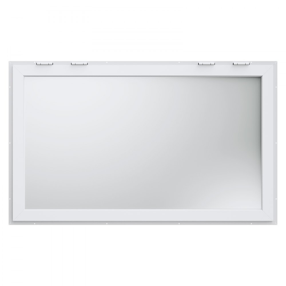 VEVOR Finestra di Servizio per Camion di Cibo, 1552x943 mm, 85 Gradi in Lega di Alluminio con Porta per Tendalino Gancio di Trascinamento, Finestra di Servizio per Rimorchi di Cibo, Vetro non Incluso