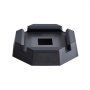 VEVOR Cuscinetti Livellanti Durevole, 4 Pezzi in Gomma Rimorchio, Ognuno con Capacità 2,3 T, Cuscinetto Stabilizzatore con Ampia Superficie Compatibilità del Piede di Supporto 139,7 mm