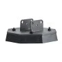 VEVOR Cuscinetti Livellanti Durevole, 4 Pezzi in Gomma Rimorchio, Ognuno con Capacità 2,3 T, Cuscinetto Stabilizzatore con Ampia Superficie Compatibile Piedini a Forbice, 203 x 203 x 76 mm