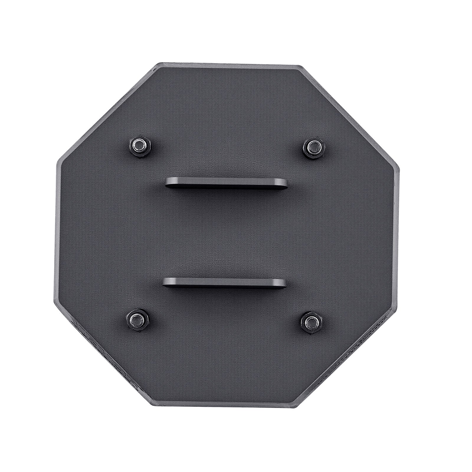 VEVOR Cuscinetti Livellanti Durevole, 4 Pezzi in Gomma Rimorchio, Ognuno con Capacità 2,3 T, Cuscinetto Stabilizzatore con Ampia Superficie Compatibile Piedini a Forbice, 203 x 203 x 76 mm