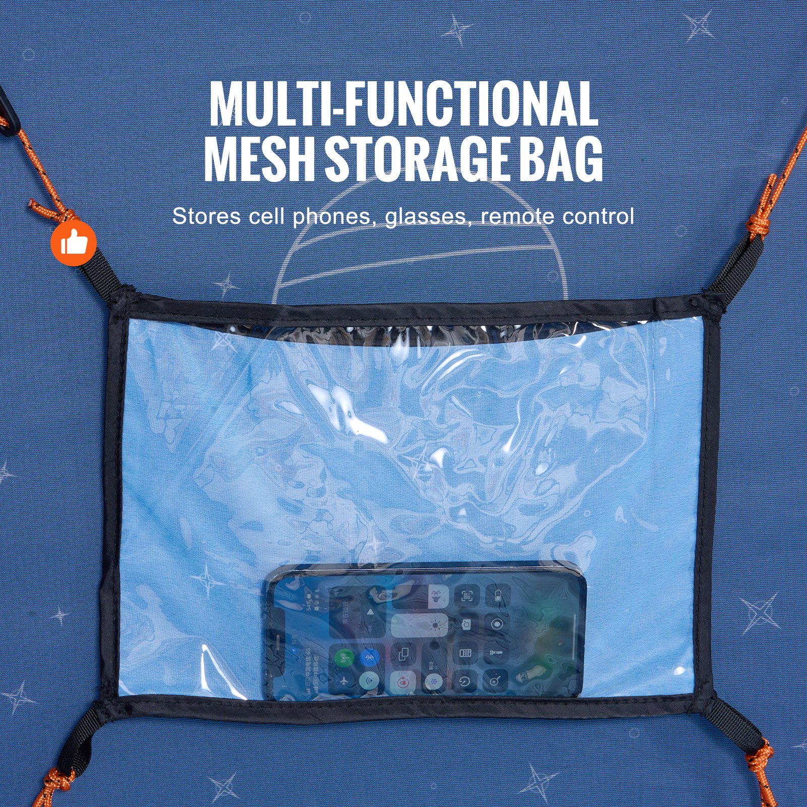 VEVOR Tenda da Letto Traspirante 2 Porte Oscurante Leggera Pali in Fibra 8,3 mm 2000x1050x1200mm