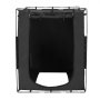 VEVOR Tenda da Letto Traspirante 70% 3 Porte Oscurante Pali in Fibra 9,3 mm 1900x1370x1190mm