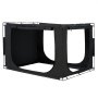 VEVOR Tenda da Letto Traspirante 70% 3 Porte Oscurante Pali in Fibra 10,9 mm 2030 x 1520 x 1190 mm