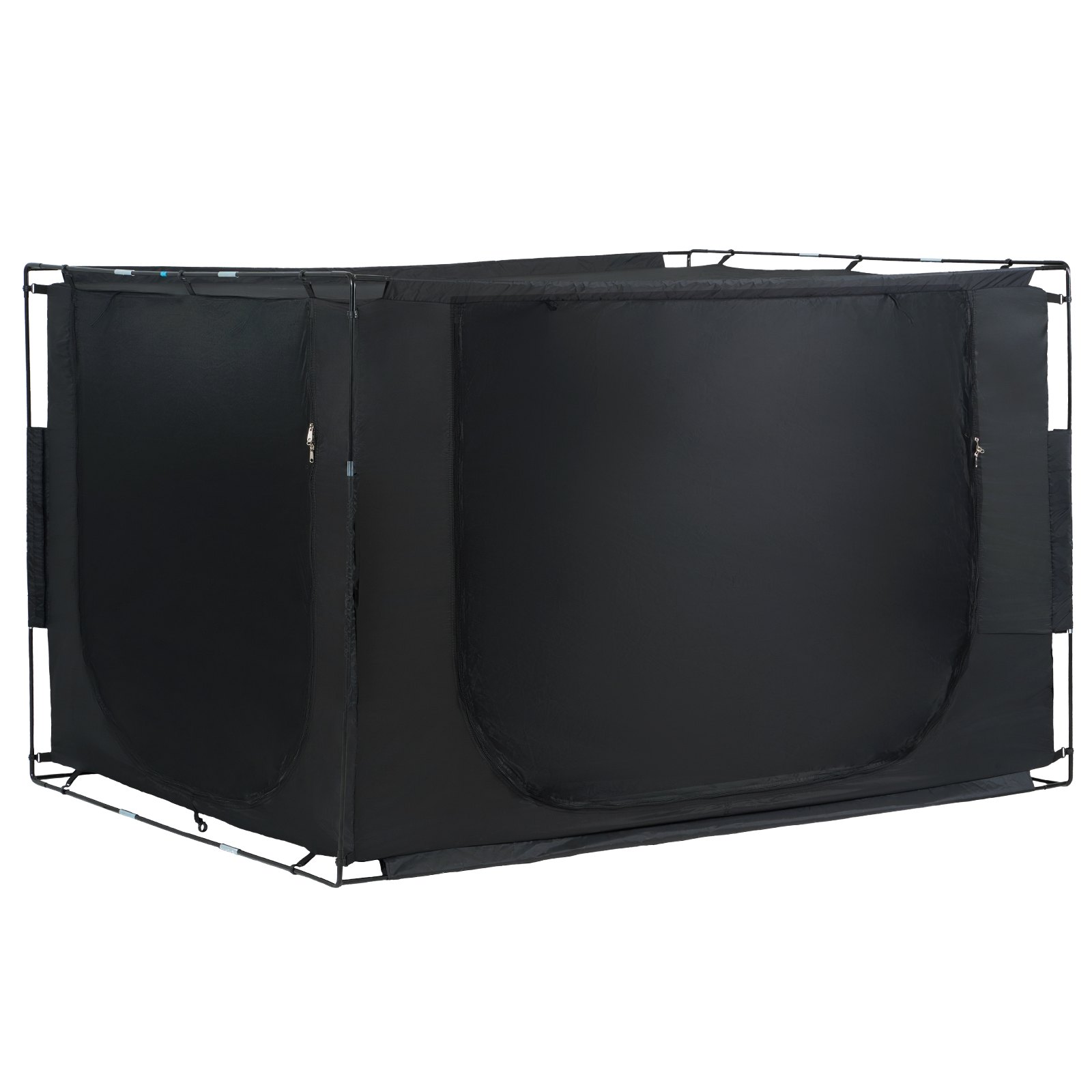 VEVOR Tenda da Letto Traspirante 70% 3 Porte Oscurante Pali in Fibra 10,9 mm 2030 x 1520 x 1190 mm