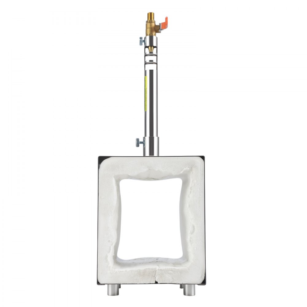 VEVOR Forgia a Propano Portatile 1 Bruciatore 1427℃ per Forgiatura dei Metalli, Attrezzature per Forgiatura a Gas in Acciaio Inox, Forma Quadrata, per Fabbri e Maniscalchi Lavorazione di Strumenti