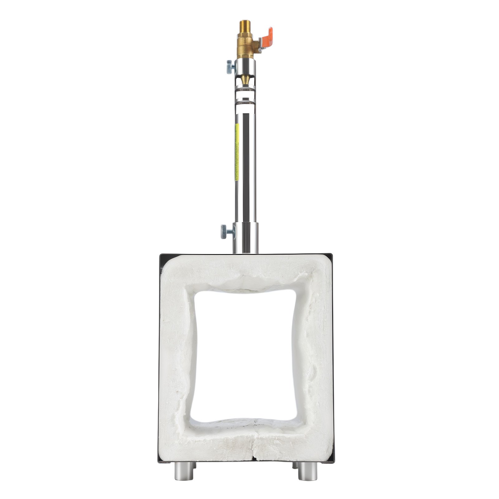 VEVOR Forgia a Propano Portatile 1 Bruciatore 1427℃ per Forgiatura dei Metalli, Attrezzature per Forgiatura a Gas in Acciaio Inox, Forma Quadrata, per Fabbri e Maniscalchi Lavorazione di Strumenti