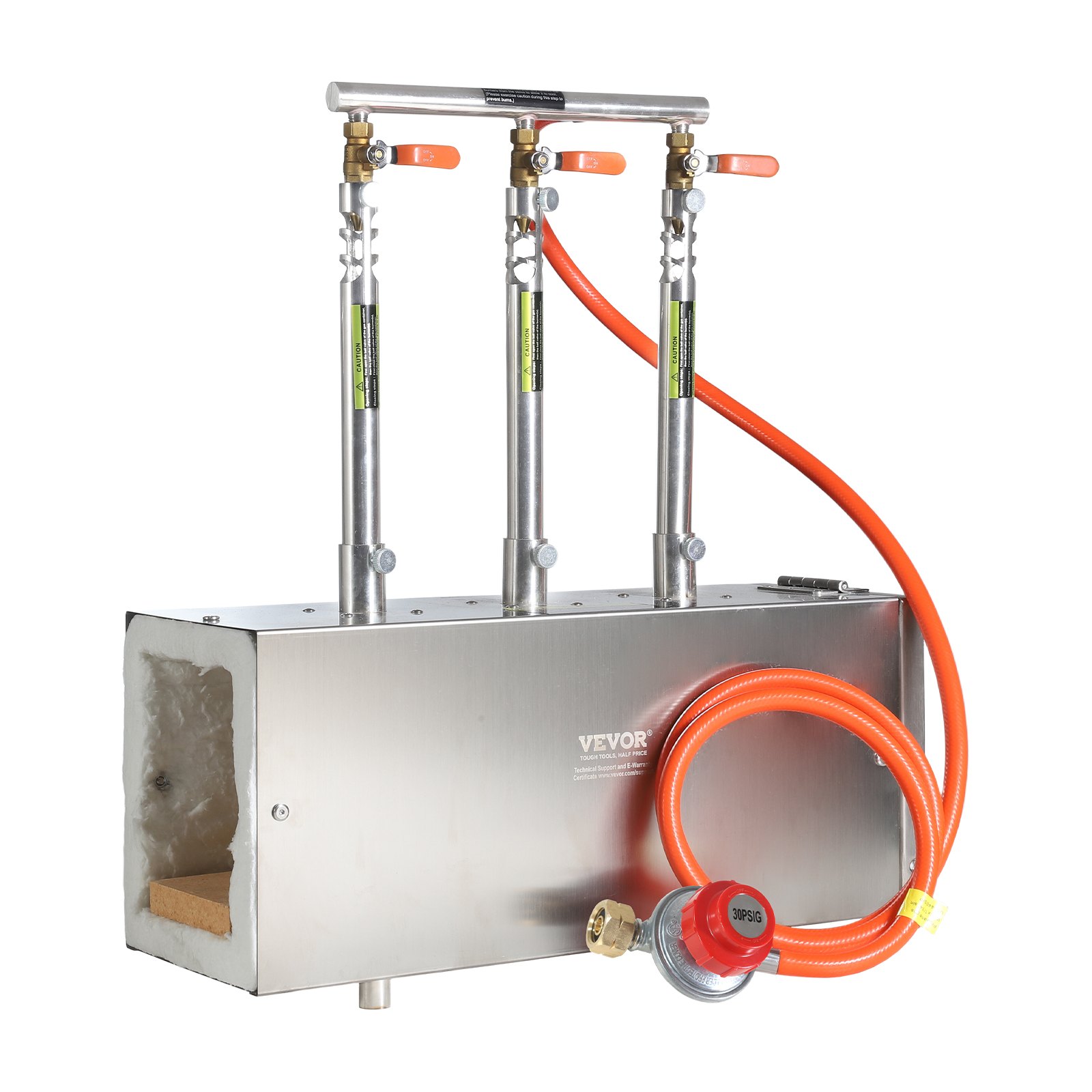 VEVOR Forgia a Gas Propano Portatile 3 Bruciatori Temperatura max 1427 ℃, Fucina a Propano per Fabbricazione Forgiatura di Coltelli, Forgia a Gas Portatile Attrezzatura per Forgiatura dei Metalli