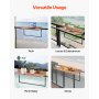 VEVOR Tavolo Sospeso per Balcone 5 Livelli 1000 x 485 x 480 mm per Ringhiere