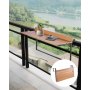 VEVOR Tavolo Sospeso per Balcone 5 Livelli 1000 x 485 x 480 mm per Ringhiere