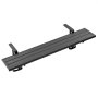 VEVOR Balcony Hanging Table 1245 x 240 mm 27 kg Balcony Railing Bar Table, for Outdoor Patio Garden Deck Use, Fits 25-65 mm Rails, Adjustable Bracket Spacing, Durable Wood-Plastic Composite Material