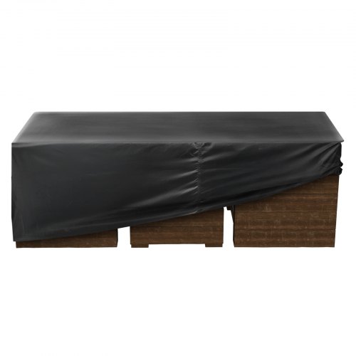 Gasadar Copertura Impermeabile Per Mobili Da Esterno – Extra Large 320x320x71 Cm, 500D, Nera, Antivento