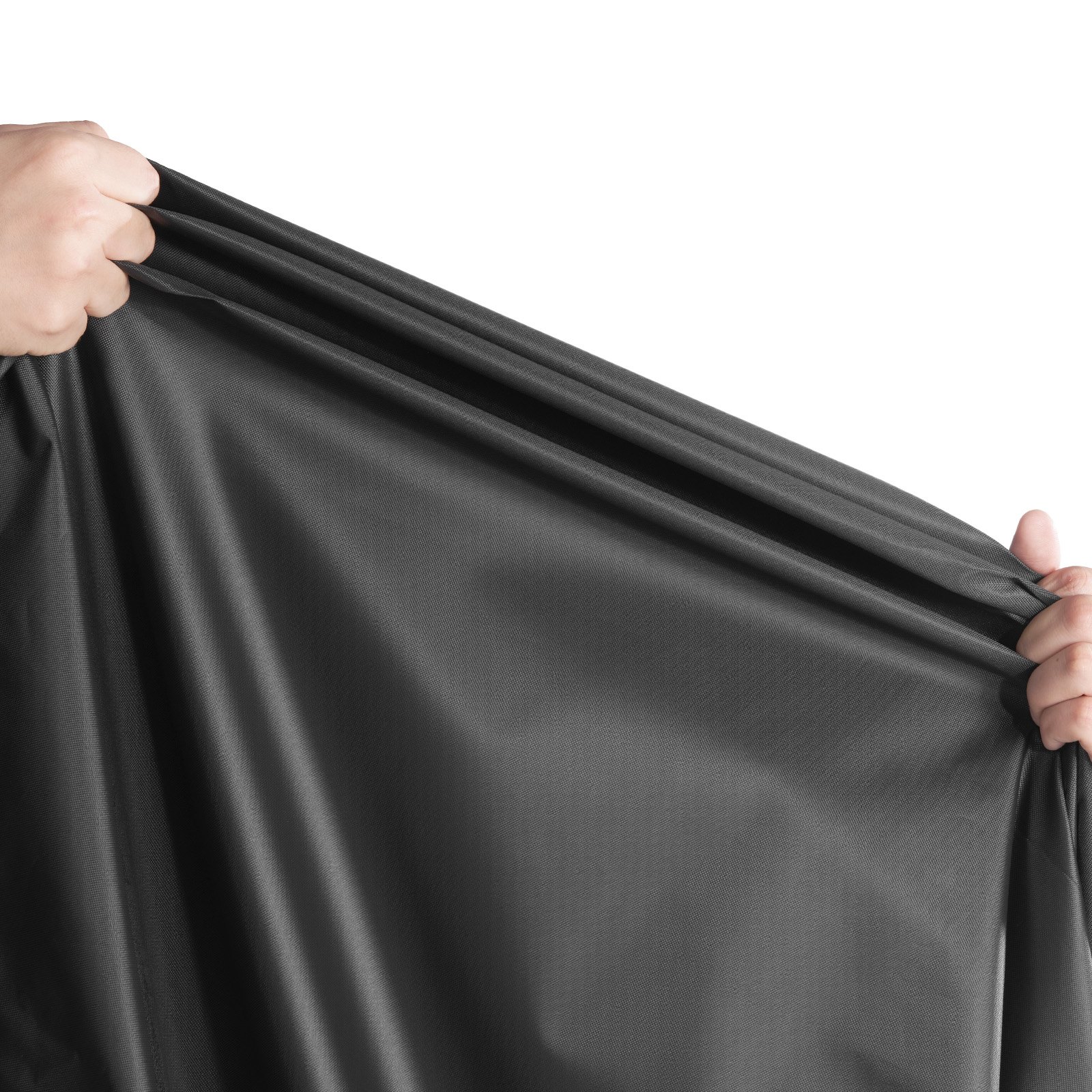 VEVOR Copertura Quadrato per Mobili da Giardino da 239 x 239 x 71 cm Grande Copertura Impermeabile per Tavolo e Sedie da Pranzo da Esterno 420D, con Presa d'Aria per Tutte Stagioni, Nero