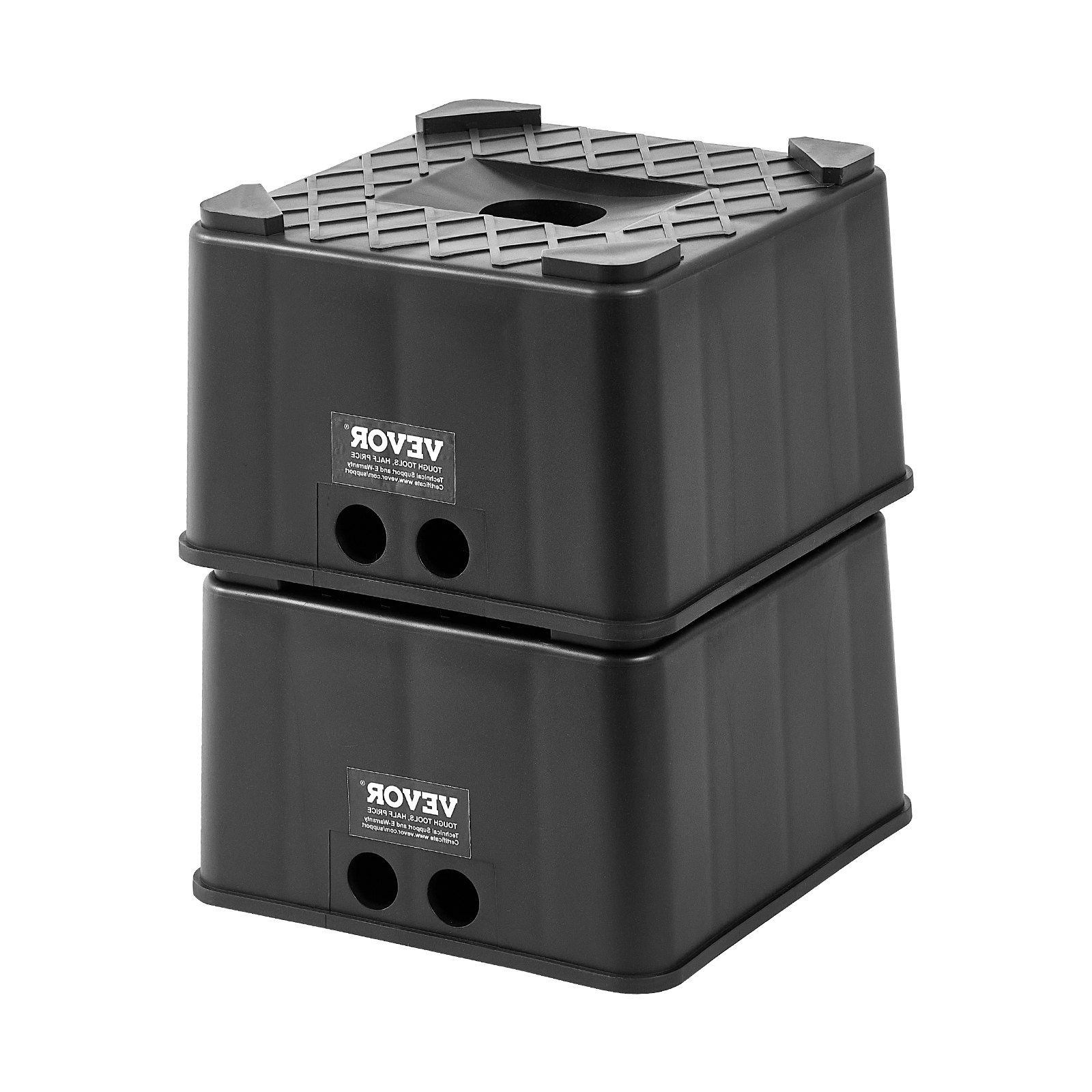 VEVOR 2 pcs. Leveling Blocks for Motorhomes, Trailer Jack Blocks, 2722 kg load capacity (per block), as jack stands for motorhomes, motorhome accessories for caravans of wheel class A/C