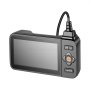 VEVOR Endoscopio Articolato a Tripla Lente, Telecamera Endoscopica Industriale con Luce, Schermo IPS HD da 4,5'', Zoom 8x, Batteria da 3000 mAh, Cavo Impermeabile IP67 da 5 m, per Auto e Idraulica