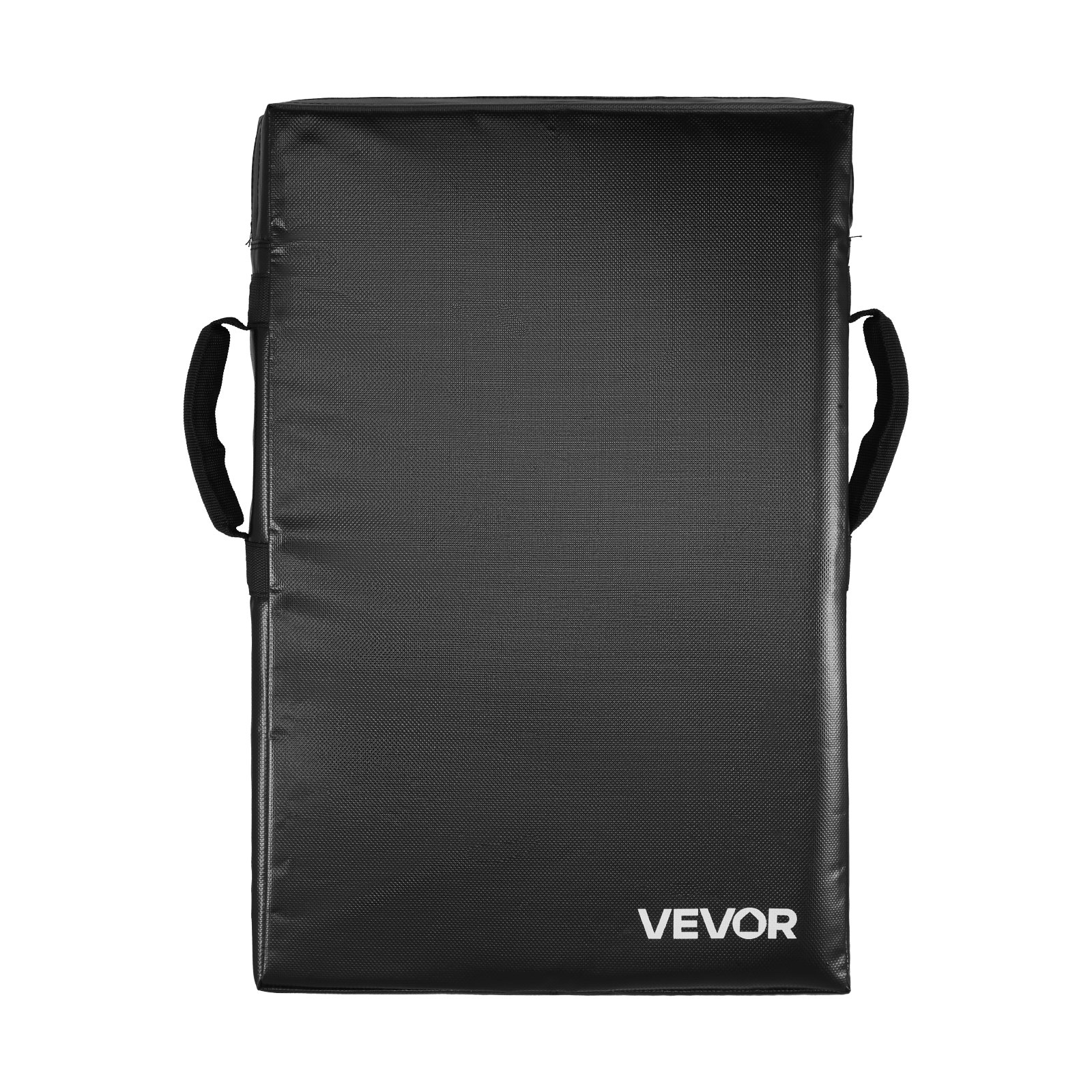 VEVOR Football Blocking Dummy Blocking Pads (600 x 405 x 120 mm), Kick Shield Pad with Handles, Tackling Dummies Made of High-Density Sponge, Training Equipment for Basketball, Hockey, Lacrosse, Black, 1 pc.