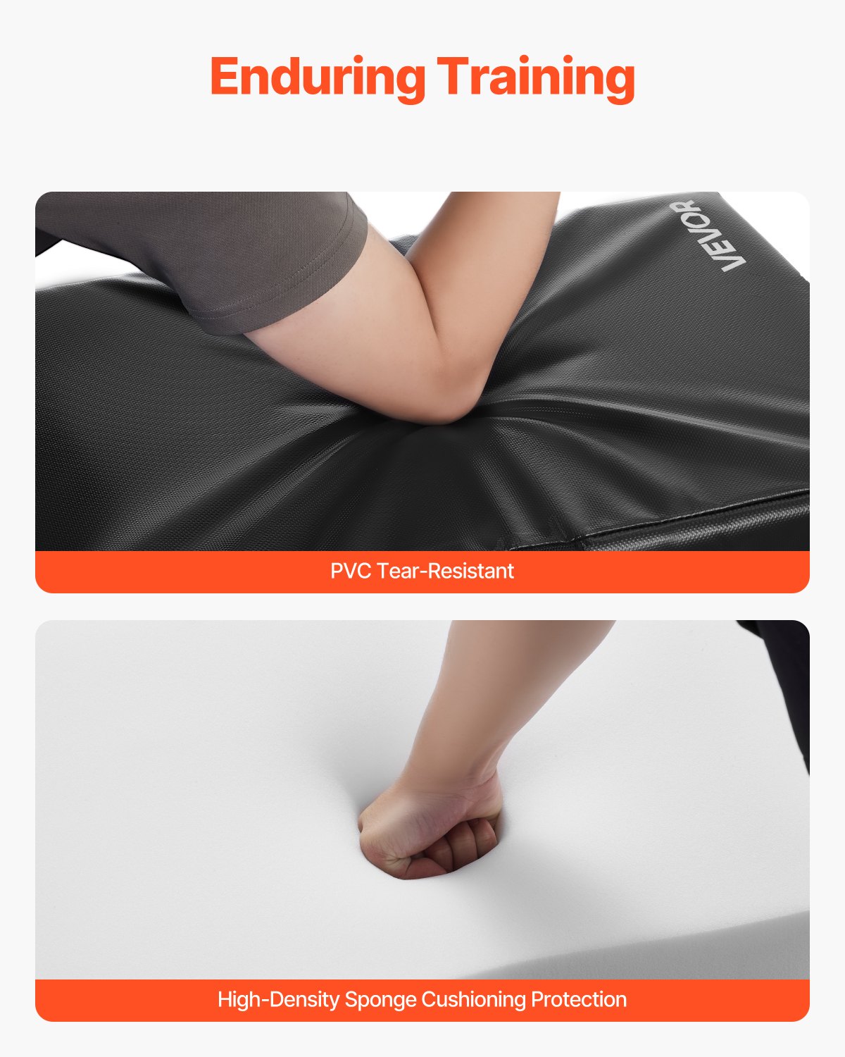 VEVOR Football Blocking Dummy Blocking Pads (600 x 405 x 120 mm), Kick Shield Pad with Handles, Tackling Dummies Made of High-Density Sponge, Training Equipment for Basketball, Hockey, Lacrosse, 2 pcs.