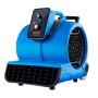 VEVOR Soffiatore da Pavimento 1400 Giri/min Ventilatore per Asciugatura Tappeti Portatile 113,26 m³/min con 3 Angoli di Soffio Temporizzatore 3 Impostazioni di Velocità per Domestico e Commerciale