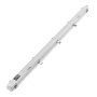 VEVOR Lampada LED a Tenuta di Vapore da 1219 mm, 4 Pezzi, 60W/50W/40W Selezionabile, Lampada 5000K con 5400/6400/7400LM Regolabile, IP65 per Parcheggi, Magazzini, Cabine, Congelatori, Autolavaggi