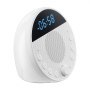 VEVOR Rumore Bianco per Dormire, 18 Suoni Rilassanti con Luce Notturna a 7 Colori, Doppia Sveglia, Timer di Spegnimento Automatico e Funzione di Memoria, per Neonati, Adulti, Casa, Ufficio
