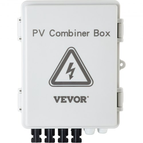 Scatola Combinatrice Fotovoltaica 2 In 1 Out - Con Interruttore 500V 32A E Parafulmine, Per Pannelli Solari