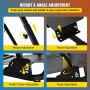 VEVOR G920 Steering Wheel Stand Per Logitech G27 G25 G29 E G920 Volante Con Supporto V2 Supporto Giochi Solo Supporto Ruota E Pedale Non Incluso [video game] [video game]