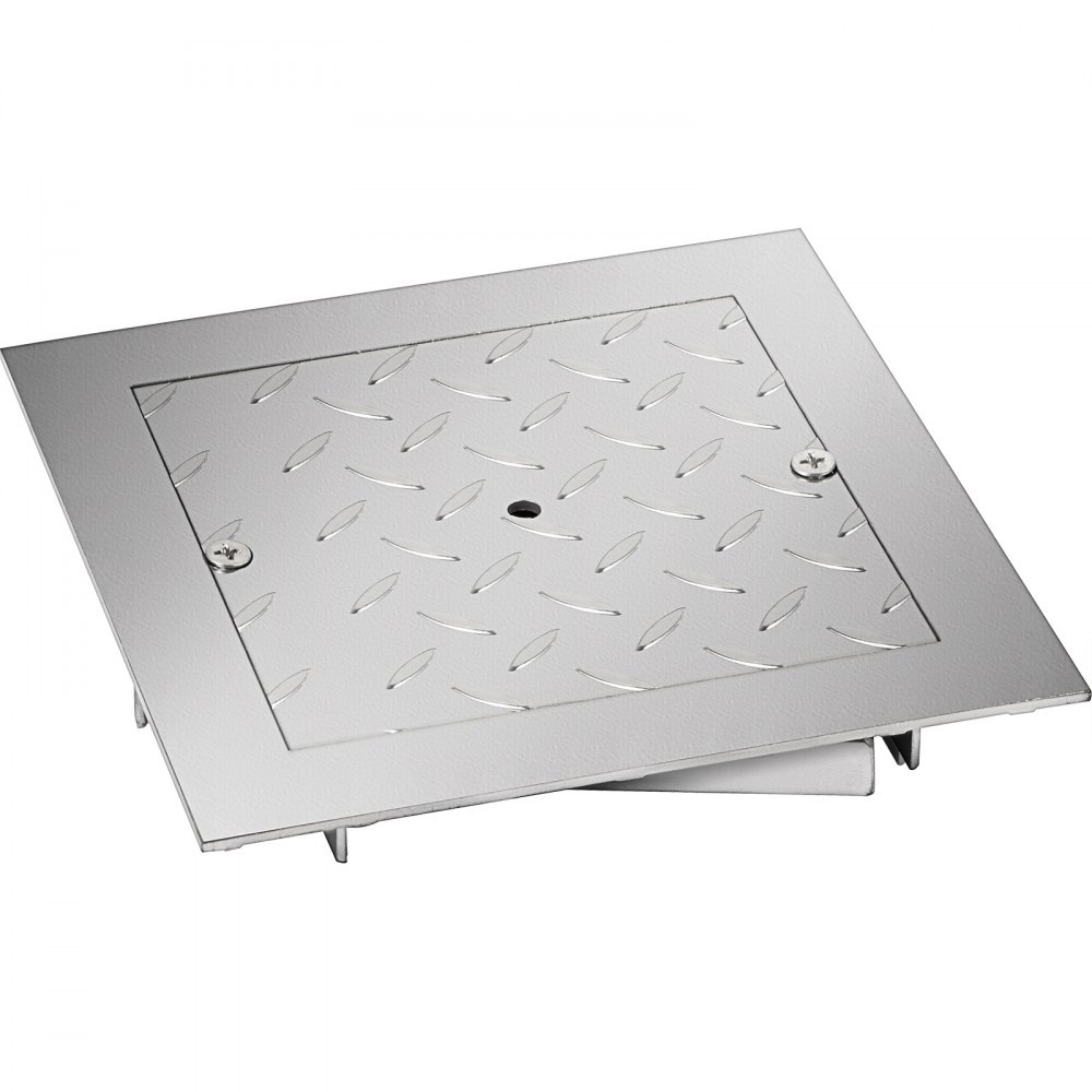 Vevor Chiusino Pozzetto 20x20 Cm Coperchio In Lamiera Zincata Per Barca E Nave