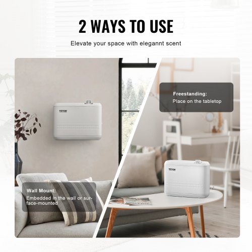 Diffusore di aromi per hall dell'hotel per ufficio di grandi dimensioni Smart APP Control Scent Machine diffusore professionale di oli essenziali senz'acqua  6