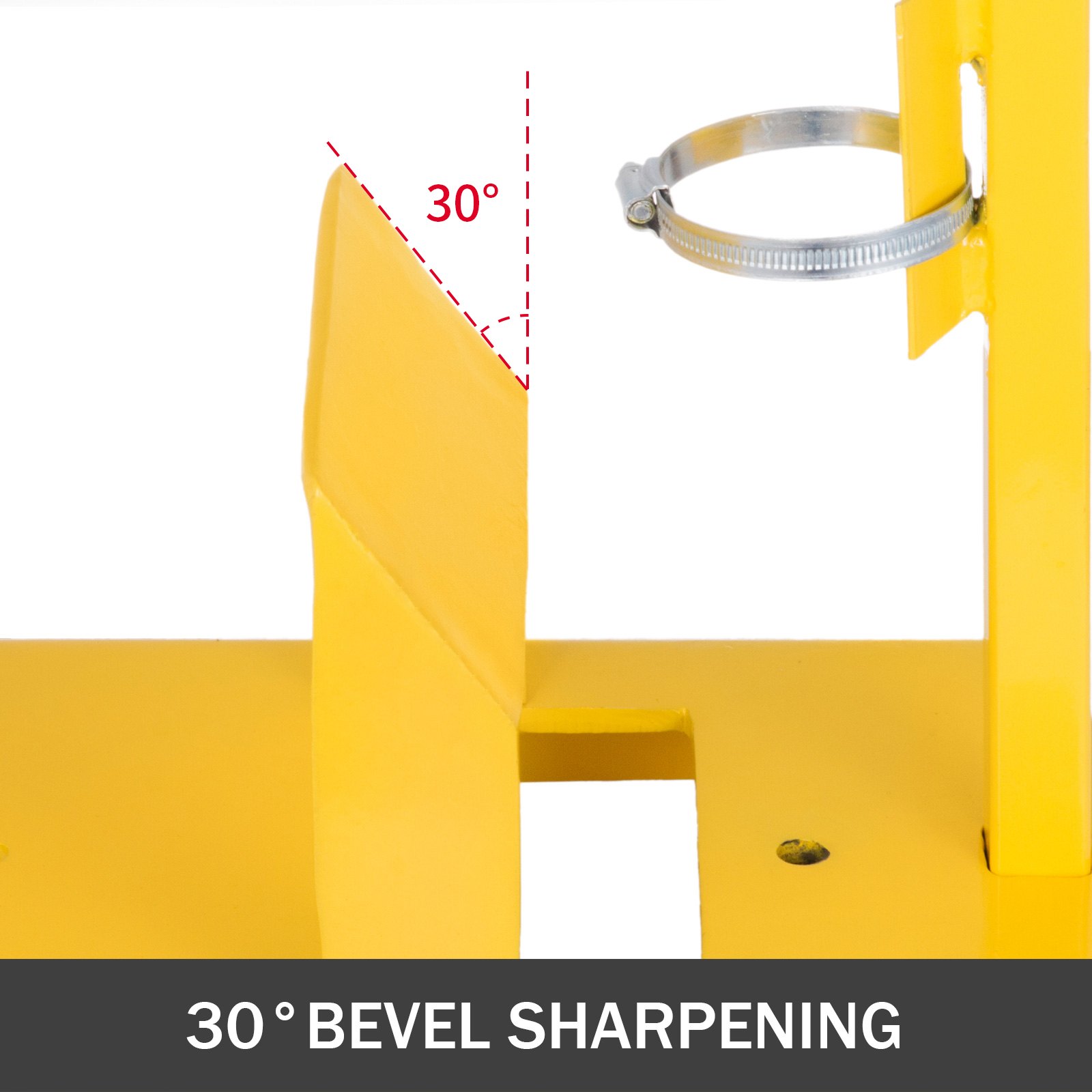 14” Mensola Di Affilacoltelli Per Prato Tosaerba Smerigliatrice Regolabile 30°