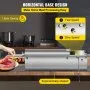 VEVOR Insaccatrice per Salsicce Orizzontale Manuale 7L in Acciaio Inox, Macchina Riempitrice 7L Orizzontale per Salsiccia Salumi da Tavolo Manuale Uso Commerciale Casalingo, Riempitrice di Salsicce