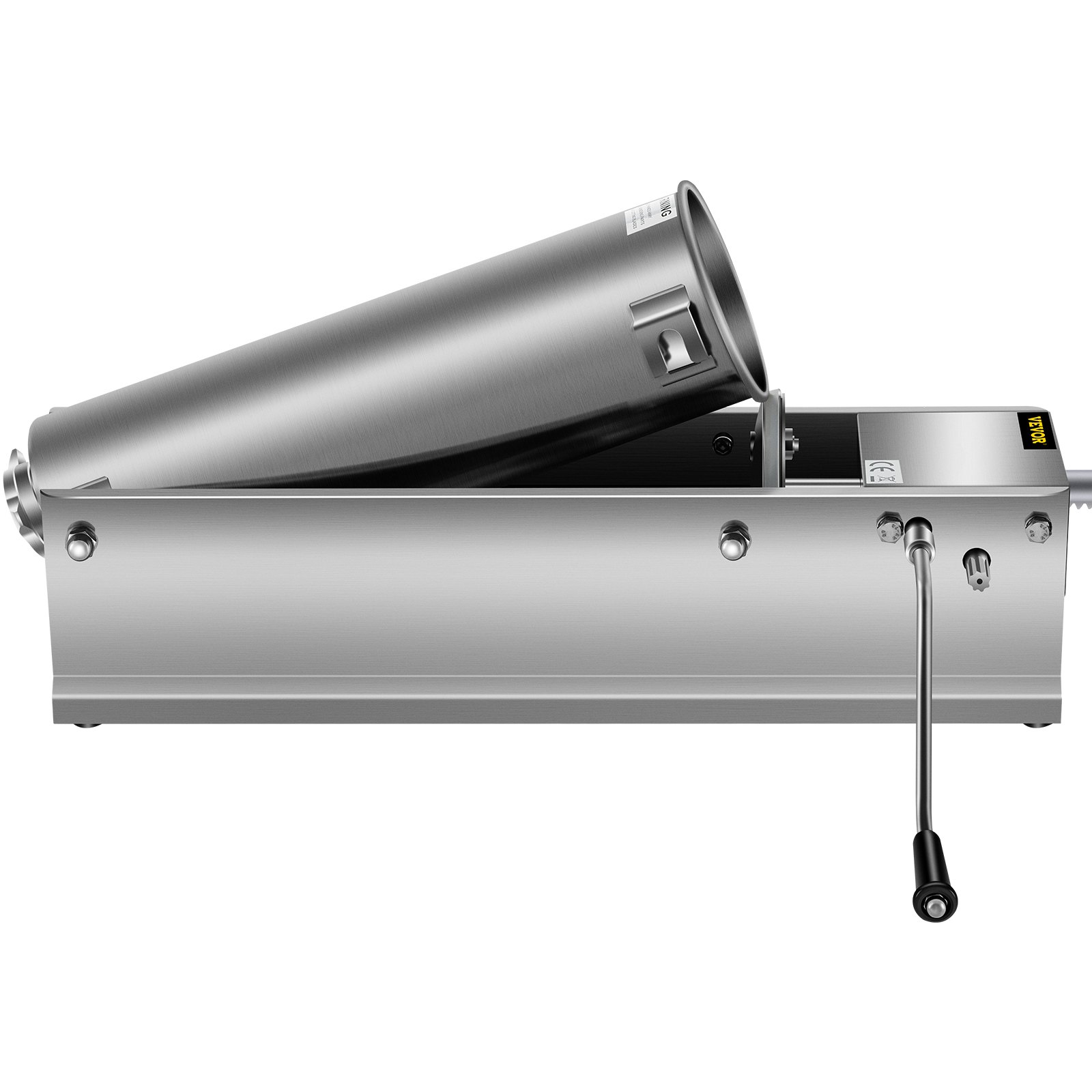 VEVOR Insaccatrice per Salsicce Orizzontale Manuale 7L in Acciaio Inox, Macchina Riempitrice 7L Orizzontale per Salsiccia Salumi da Tavolo Manuale Uso Commerciale Casalingo, Riempitrice di Salsicce