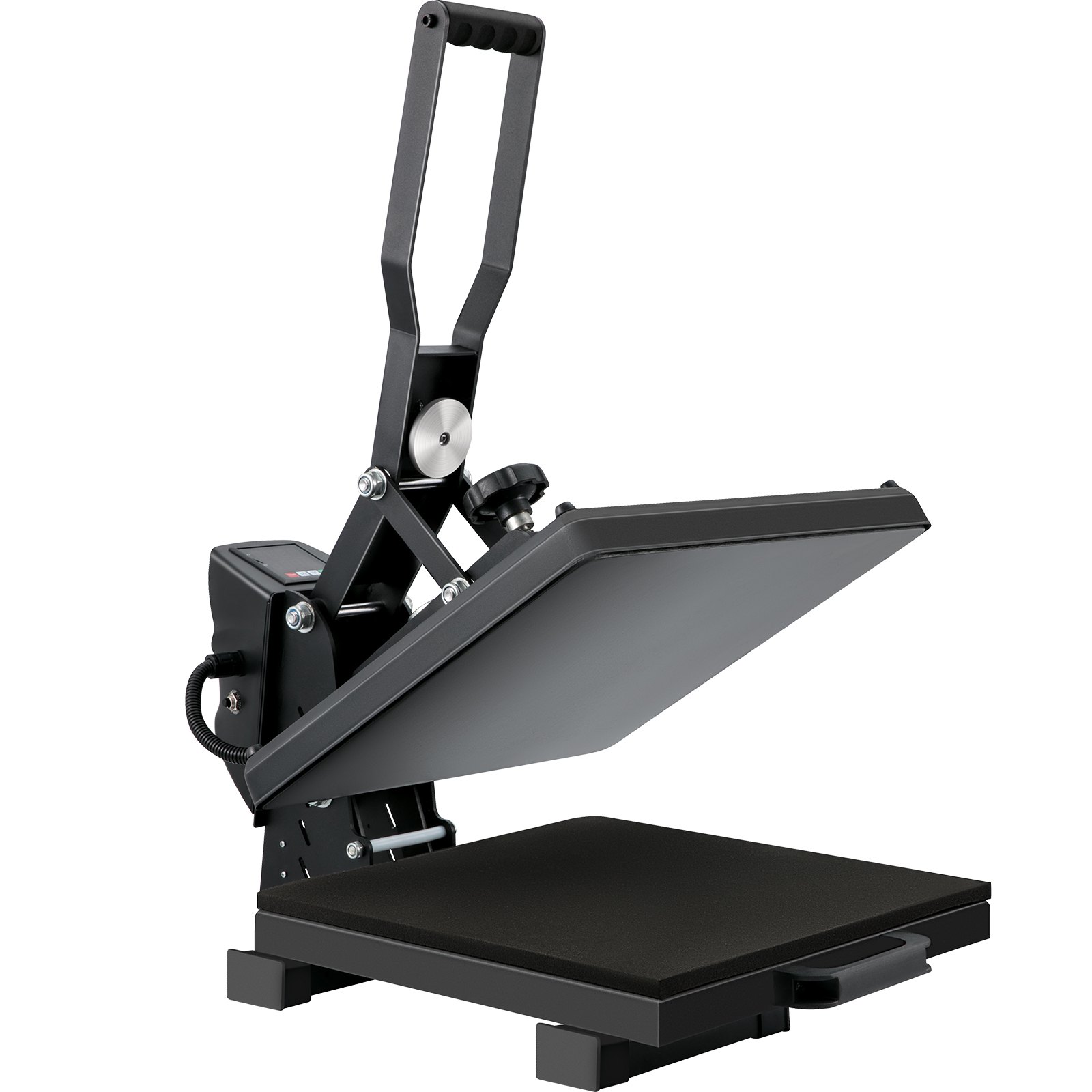 VEVOR  Termopressa a Caldo Pressa a Piastra da 38x38 cm, Stampante per Pressa a Caldo Semiautomatico Aperto Magnetico in Alluminio con Tampone di Spugna Uso per Forma di Regali, Artigianato Fai-da-te