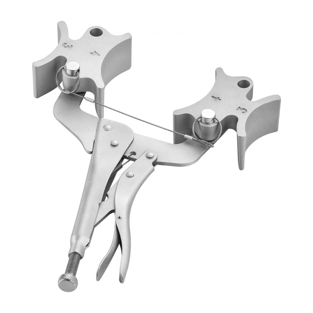VEVOR Morsetto per Saldatura Tubi da 38,1/50,8/76,2/101,6 mm per Tubazioni, Terza Mano Portatile per Allineamento di Saldatura di Testa, Pinza Robusta, Allineatore Interno per Tubazioni Industriali