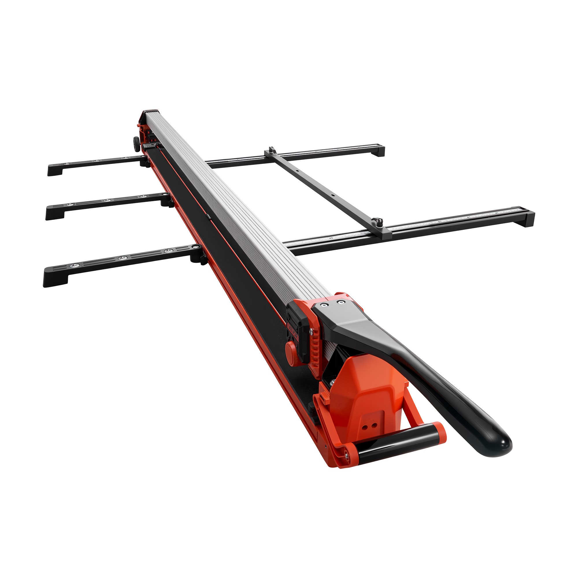 VEVOR 1800 mm Manual Tile Cutter, Upgraded Rail and Sliding Head, Precision Alignment Guide, Tungsten Carbide Cutting Wheel, Support Legs with Swivel Wheels, for DIY Pros, Ceramic, Floor & Wall Tiles
