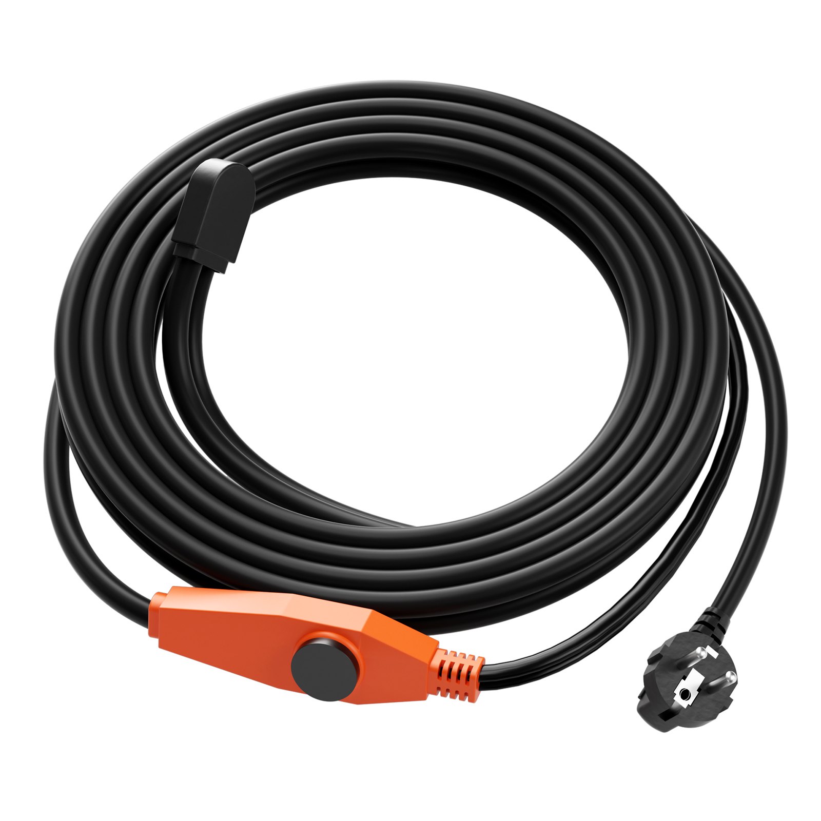 VEVOR Cavo Riscaldante per Tubi Lunghezza da 4 m 23 W/m per Tubi con Termostato Integrato, Cavo Riscaldante per Tubi dell'Acqua Protezione Tubi in PVC, Tubi in Metallo e Plastica dal Congelamento