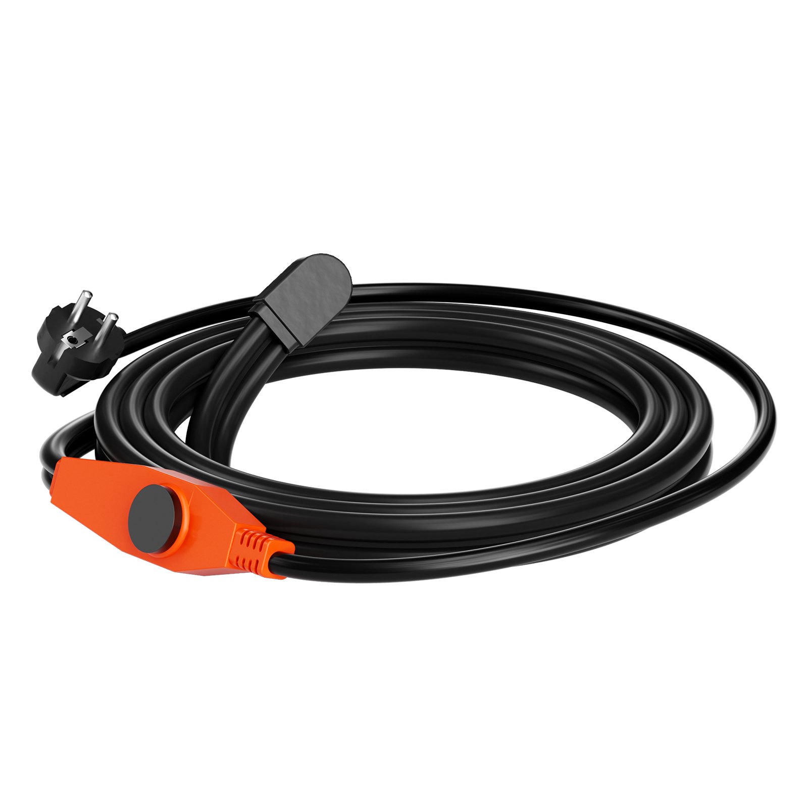 VEVOR Cavo Riscaldante per Tubi Lunghezza da 2m 23 W/m per Tubi con Termostato Integrato, Cavo Riscaldante per Tubi dell'Acqua Protezione Tubi in PVC, Tubi in Metallo e Plastica dal Congelamento