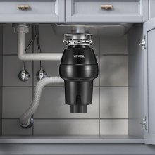 VEVOR Smaltimento Rifiuti Alimentari per Lavello Cucina 0,37 kW 3820 giri/min