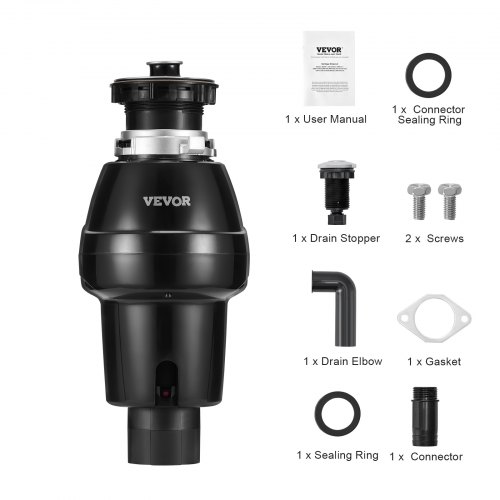 1 HP Ultra silenzioso in acciaio inox elettrico smaltimento rifiuti alimentari f 1 HP Ultra silenzioso in acciaio inox elettrico smaltimento rifiuti alimentari f