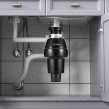 VEVOR Smaltimento Rifiuti Alimentari per Lavello Cucina 0,56 kW 3930 giri/min