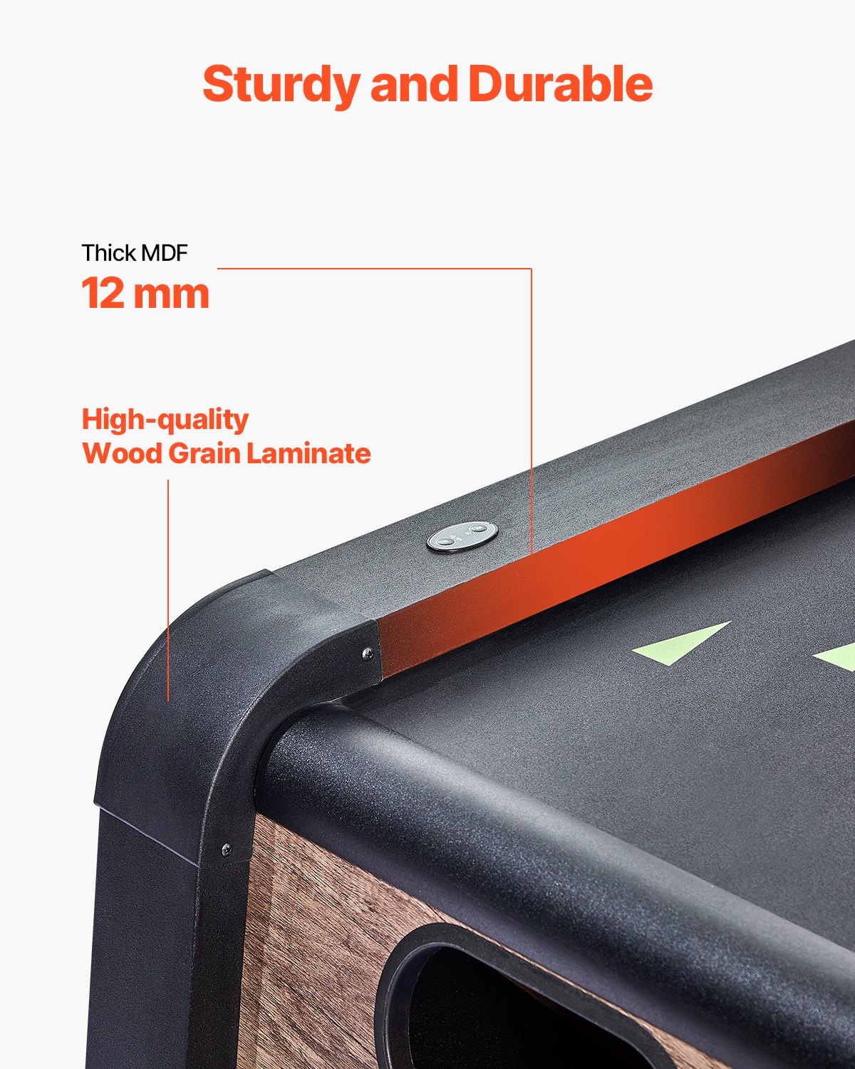 VEVOR Roll e Score Classico Tavolo da Gioco Arcade 2743 mm, per Macchina con Segnapunti Elettronico a LED, Suono, Ritorno Automatico della Palla 4 Palline Incluse, Sala Giochi Ricreativa