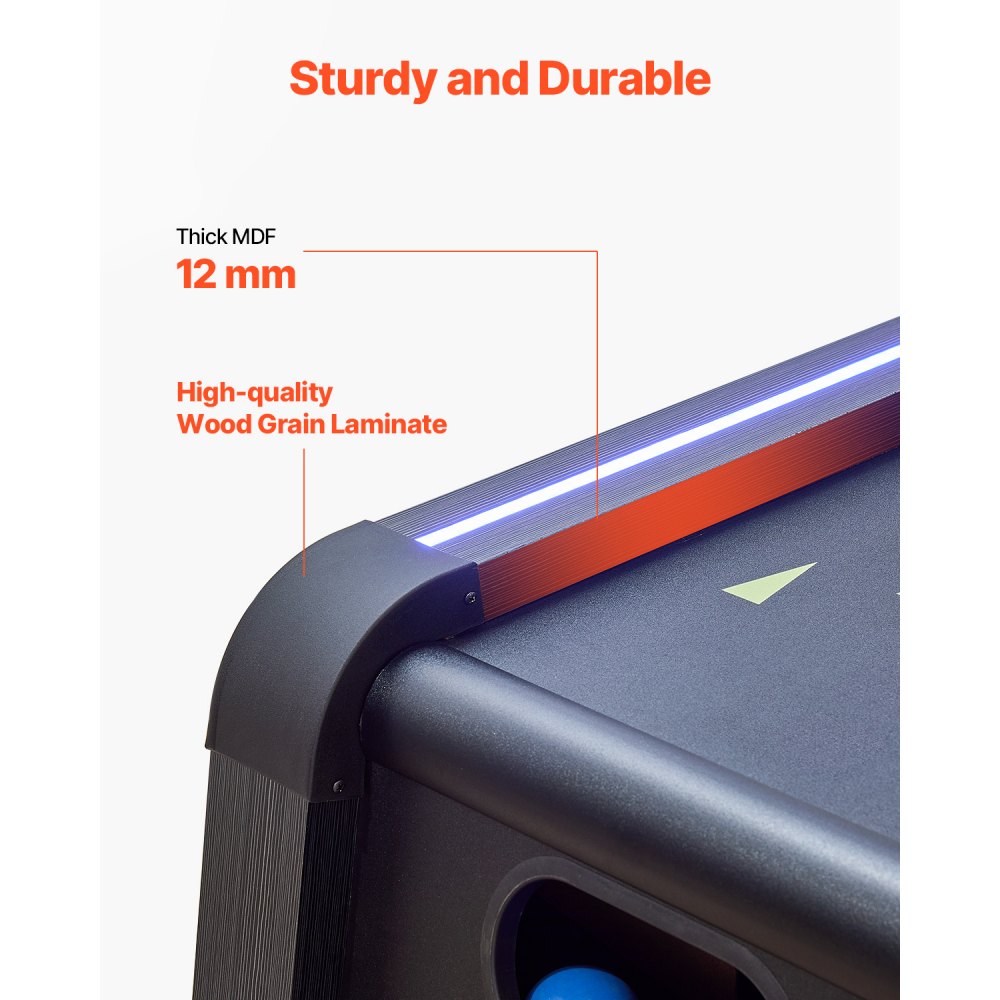 VEVOR Roll e Score Classico Tavolo da Gioco Arcade 2743 mm, per Macchina con Segnapunti Elettronico a LED, Suono, Ritorno Automatico della Palla, Sala Giochi Ricreativa 4 Palline Incluse