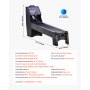 VEVOR Roll e Score Classico Tavolo da Gioco Arcade 2743 mm, per Macchina con Segnapunti Elettronico a LED, Suono, Ritorno Automatico della Palla, Sala Giochi Ricreativa 4 Palline Incluse