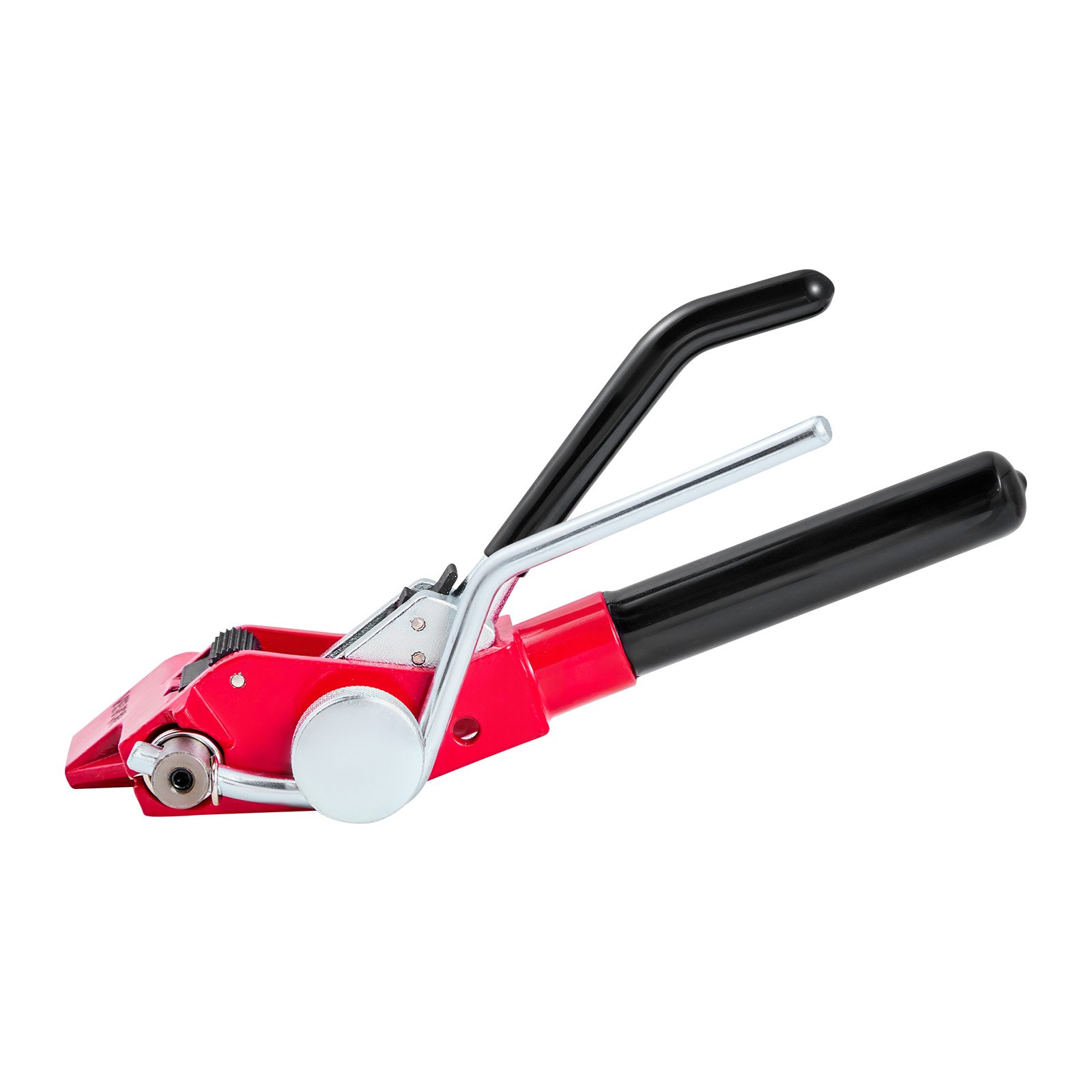 VEVOR Set di Reggiatura per Cinghie Metalliche, Kit di Reggiatrice Manuale per Pallet Resistente, Reggetta in Acciaio da 30,5 m, 100 Sigilli Metallici, per Magazzino Trasporto Imballaggio Industriale